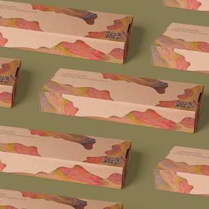 Boxit.pk Custom Square Kraft Corrugated Gift Mailer Box with Spot UV, <b>Matt</b> Lamination & 4C Printing Recycled Packaging - Product Image 5