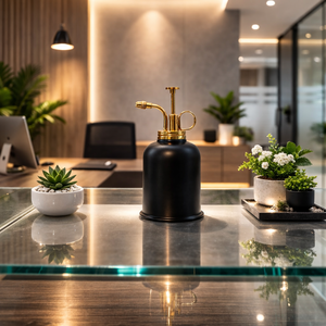 Rociador de Plantas Negro Mate con Bomba de Pulverización Fina de Precisión para Plantas de Interior, Jardinería Moderna para el Hogar, Construcción Duradera Resistente al Óxido - Product Image 3