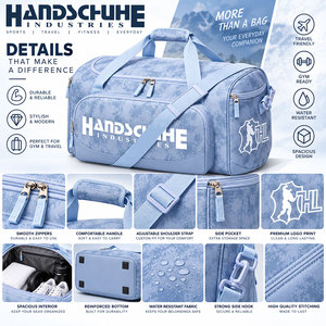 Bolsa Deportiva de Gimnasio de Primera Calidad, 30-40L, Gran Capacidad, Poliéster, Informal, con Cierre de Cremallera y Correa Ajustable - Product Image 4