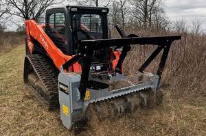 2026 Máquina Trituradora Forestal de Servicio Pesado Diésel Kubota para Minicargadora, Accesorio Cortabordes con Bomba Hidráulica para Uso Forestal - Product Image 6