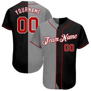Camiseta de Béisbol Personalizada OEM 100% Poliéster, Transpirable, con Diseño Personalizado, Nombre del Equipo Sublimado, Alta Calidad - Product Image 5