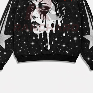 Custom Made Sorority Letterman <b>Jacket</b> Modern Screen Print Elegant <b>Rhinestone</b> Decoration Street Style Spring/Summer - Product Image 3