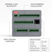 Analyseur de qualité d'alimentation triphasé programmable, conforme EN50160, avec regroupement harmonique, mesure de l'inéquilibre de tension et capture transitoire