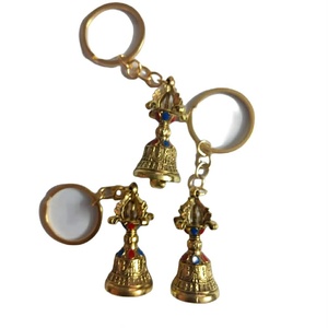 Asthamangal Gift & Craft Handmade Alloy Metal <b>Keychain</b> with Buddhist Signs Cute Design for Promotional Use - Product Image 6