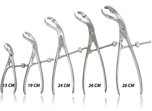 Juego de Pinzas Quirúrgicas ORL Manuales Autocentrantes para Sujeción Ósea, de Acero Inoxidable, para Fijación y Reducción de Fracturas Ortopédicas - Product Image 3