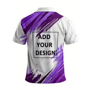 Chemises de cricket personnalisées avec nom et numéro, chemise d'équipe, impression intégrale, col respirant, adaptées aux activités de plein air - Product Image 1