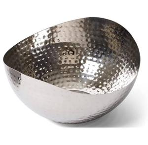 Tazón para Servir Frutas de Aluminio con Acabado de Diseño Artesanal, Gran Capacidad, Ecológico, Tazón Decorativo de Metal para Mesa - Product Image 6