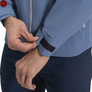 Wholesale Mens 100% Nylon Fabric <b>Packable</b> Custom Logo Waterproof <b>Jacket</b> Light Weight Rain <b>Jacket</b> Breathable Hiking - Product Image 2
