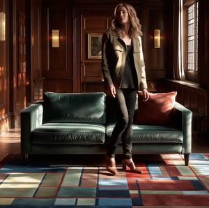 Tapis multicolores faits main en laine tuftée à la main, de haute qualité, motif moderne, écologiques, pour salon, chambre d'enfants, hôtels, bureau - Product Image 2