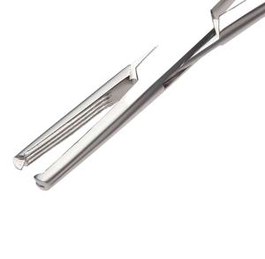 Juego de Instrumentos Quirúrgicos de Acero Inoxidable Faure, Pinzas Rectas y Curvas con Dientes Longitudinales Manuales 1x2, Certificación CE para Arterias - Product Image 1