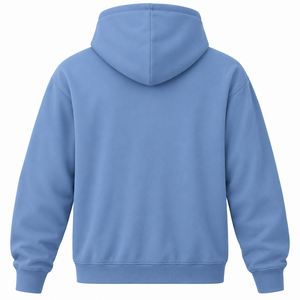 Sudadera con capucha para hombre, 350 GSM, algodón, con cremallera, corte holgado, ecológica, transpirable, forro polar, logotipo bordado personalizado - Product Image 2