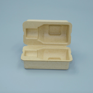 Nhà sản xuất phân hủy sinh học bột giấy chăm sóc da bao bì hộp đúc cho OEM mỹ phẩm chèn và đúc hộp carton - Product Image 6