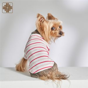 ODM OEM Taiwan pink <b>Red</b> <b>and</b> <b>White</b> Striped t Shirt for Small Dogs - Product Image 6