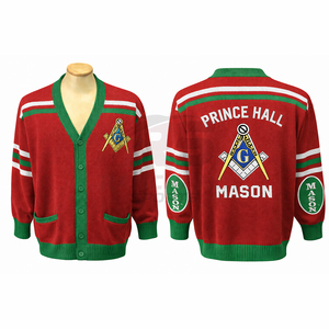 Suéter con Símbolo Masónico al por Mayor – Jersey de Masonería Bordado Personalizado, Prenda de Punto de Mezcla de Algodón Suave para Hombre, Suministro al por Mayor - Product Image 3