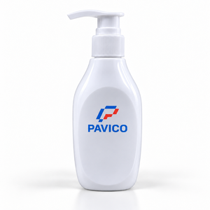 220ml Oval Cosmetic <b>Pump</b> <b>Bottle</b> 24mm Neck White Lotion <b>Shampoo</b> PET Personal Care Packaging OEM ODM Vietnam Factory Supplier - Product Image 1