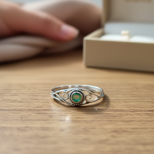 1.9 Grams <b>Peridot</b> Fashion <b>Ring</b> - Product Image 3