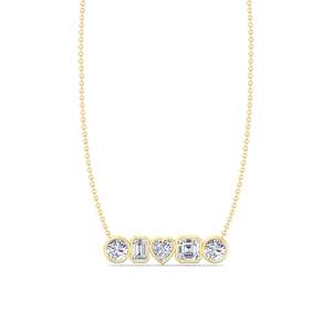 จี้เพชรแล็บโกรว์ทรงต่างๆ ดีไซน์ทันสมัยสำหรับผู้หญิง ทองคำแท้ 14K คุณภาพสูง รับผลิตตามแบบ OEM/ODM พร้อมใบรับรอง IGI - Product Image 4