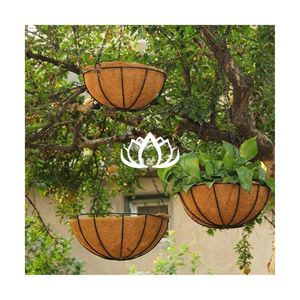 Pot suspendu en fibre de coco MOST WANTED 2026 – Jardinière en coque de noix de coco pour la culture de fleurs et la décoration intérieure, respirante et régulatrice d'humidité - Product Image 1
