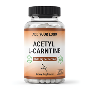 Capsules d'acétyl-L-carnitine en vrac, 1500 mg par dose, complément alimentaire, capsules végétales, marque privée - Product Image 1