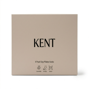 Private Label Youth Pilates <b>Socks</b> 6 Pack Bundle 100% Cotton Silicone Grip Non Slip with Premium Custom <b>Box</b> Packaging OEM ODM - Product Image 5