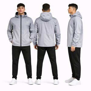 Custom Waterproof Windbreaker <b>Jackets</b> for Men – Lightweight, Breathable, Multi-Purpose Outdoor Sports Men's <b>Jackets</b> - Product Image 4