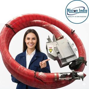 Motor para Sistema de Transportador de Tornillo Flexible Micron India |   Transportador de Alimentos Multifuncional de Bajo Ruido, Material de Grado Alimenticio, Capacidad de 15 kg, 1 Año de Garantía - Product Image 3