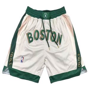 Pantalones cortos de baloncesto cosidos americanos de alta calidad 2025, pantalones cortos Lackers de alta calidad para hombres adultos, tendencia - Product Image 5