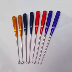 Juego de 8 Curetas Cervicales Manuales de Acero Inoxidable para Cirugía de Columna, Instrumentos Quirúrgicos con Certificación CE ISO13485 para Hospital - Product Image 5