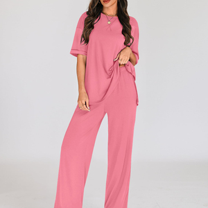 Women's <b>Sets</b> Athletic Matching <b>Set</b> Jogger Bottoms Comfortable Fitness Running Travel Wear Summer Co-ord <b>Set</b> For Women's - Product Image 3