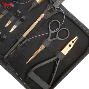 Hair Extension Micro Ring Tool Kit Gold Black Styling <b>Pliers</b> <b>Set</b> for Tape & Micro Links - Product Image 5