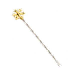 Agitateur à cocktail en acier inoxydable, forme cœur or rose, bâtonnet à mélanger réutilisable en métal pour accessoires de bar - Product Image 6