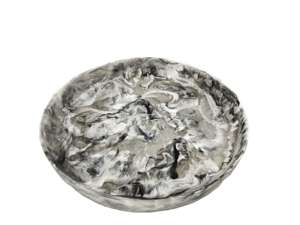 Plato de servir de resina hecho a mano con textura de remolino acuático, platos duraderos, diseño moderno y lujoso para el hogar y hoteles. - Product Image 5