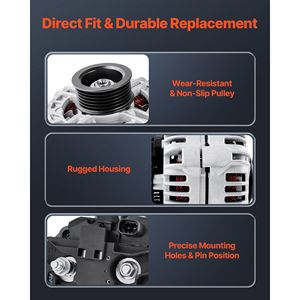 Alternatore per Auto Chevrolet Impala 11185 Compatibile con LS LT 3.5L 2006-2011, Impala LTZ 3.9L 2009-2010, Monte Carlo V6 2006-2007 - Product Image 4