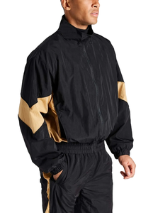 Conjunto Deportivo de Dos Piezas con Logotipo Personalizado, Chaqueta Cortavientos de Nailon Transpirable y Pantalones Joggers para Hombre - Product Image 3