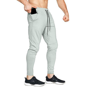 Pantalon de jogging pour homme en matière douce, prix abordable, personnalisable, avec poches, coupe classique, respirant, pour la course et le sport - Product Image 3