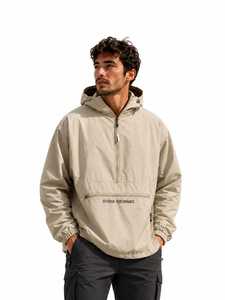 Blouson de moto à capuche pour homme, tendance, fin, léger, respirant, imperméable, écologique, chaud, vêtement d'extérieur décontracté pour le printemps et le bureau - Product Image 2