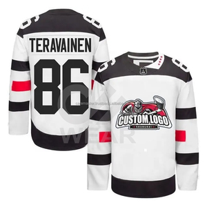 Vente en gros de protège-gants de hockey sur glace personnalisés de haute qualité, fabriqués sur mesure, réversibles, imprimés par transfert thermique, antibactériens, 100% polyester - Product Image 2