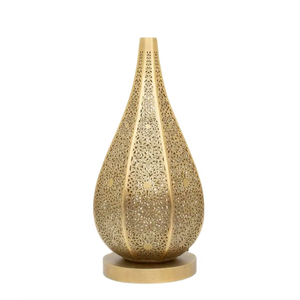 Nouvelle lanterne marocaine décorative avec porte-bougie, lampe en métal perforé de qualité supérieure. - Product Image 1