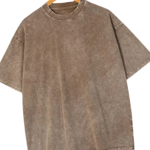 Custom Vintage Acid Wash T Shirt for Men Streetwear Vintage Distressed T Shirt Streetwear <b>Tshirts</b> for Men - Product Image 3