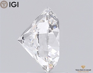 Diamant de laboratoire CVD de 3,00 carats, clarté VVS1, couleur E, forme ronde, 8,18 mm, avec certificat IGI, pour bijoux exquis - Product Image 3