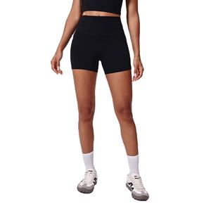 กางเกงขาสั้นโยคะผ้าสแปนเด็กซ์เอวสูงสำหรับผู้หญิงกางเกงขาสั้นรัดกล้ามเนื้อน้ำหนักเบาระบายอากาศได้ดี - Product Image 3