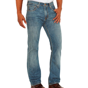 Jeans pour hommes en coton coupe slim, taille mi-haute, style hip-hop vintage, nouvelle mode, haute qualité - Product Image 4