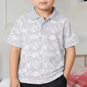 Custom Polo Shirt Personalized Double-<b>Sided</b> Photo Customization Can Print Your Favorite Photos Logos Memorial Polyester/Cotton - Product Image 1