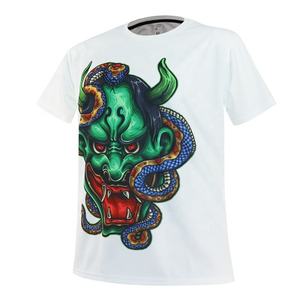 T-shirt de sport personnalisé pour homme en polyester performant avec impression graphique intégrale par sublimation - Product Image 5