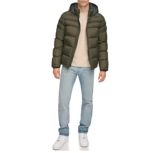 Chaqueta Acolchada Personalizada de Nuevo Estilo, Chaqueta de Invierno para Hombre de Alta Calidad con Diseño de Logotipo Personalizado, Cuello Alto, Impermeable y Resistente al Viento - Product Image 3