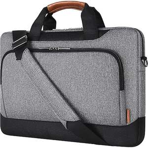 Maletín y Bolsa de Hombro para Portátil de 18 Pulgadas, Estilo Ejecutivo y Casual, Impermeable, de Microfibra, Ligero, Tipo Toploader - Product Image 4