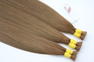 Top Trending Extensiones de cabello a granel Cabello vietnamita Double Drown 100 gramos Colores claros 20 pulgadas - Product Image 3