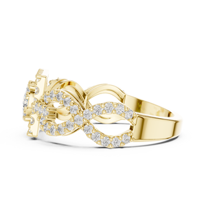 Anillo de Diamantes Moissanite de Oro de 18k Personalizado para Mujer, Corte Brillante, Diseño Halo, Chapado en Rodio, Anillo de Compromiso de Lujo, para Uso Diario - Product Image 4