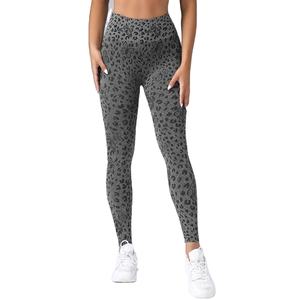 Taille haute grande taille Fitness blanc Leggings plante motif Sublimation femmes pantalons impression numérique entraînement Sport femmes Legging - Product Image 1