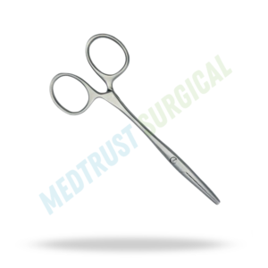 คีมจับหลอดเลือดแบบตรง ยี่ห้อจอนส์ ขนาด 5 นิ้ว เครื่องมือผ่าตัดสำหรับสัตว์ ใช้สำหรับห้ามเลือดและหนีบเนื้อเยื่อ - Product Image 4